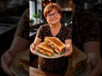 Самый простой #рецепт вкусного завтрака #сэндвич #shorts