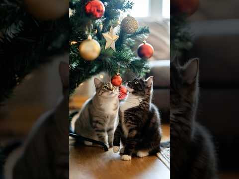 Cats #christmas #funny #shorts