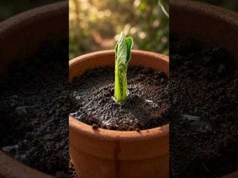 You Won&rsquo;t Believe How Fast This Radish Grew  #asmr #shorts