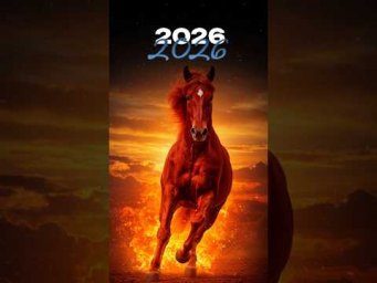 Символ 2026 года &mdash; Красная Огненная Лошадь  #новыйгод2026 #shorts
