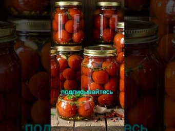 Зимой скажете спасибо! Самый вкусный рецепт маринованных помидоров #рецепт #рецепты #shorts