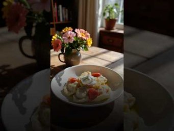Ленивые вареники простой #рецепт , вкусно как в детстве #shorts