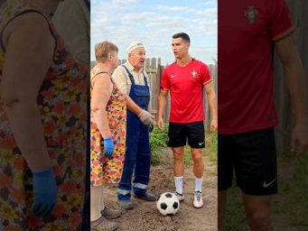 Ого вот это гости в деревне #ronaldo #shorts #дача