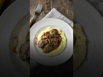 Жареная куриная печень с луком &mdash; проще простого, а вкус невероятный! #рецепты #рецепт #еда #shorts
