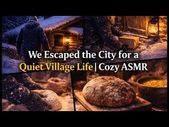 We Escaped the City for a Quiet Village Life  Cozy #asmr #vlog