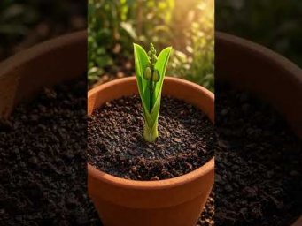 Orchid Growing Time-Lapse #shorts #satisfying #ASMR #plants