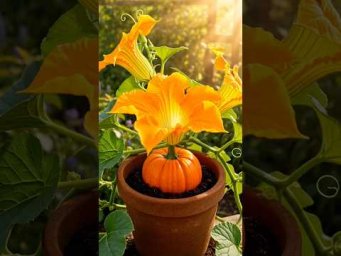 I Planted a Pumpkin&hellip; and This Happened in Seconds! #gardening #pumpkin #shorts
