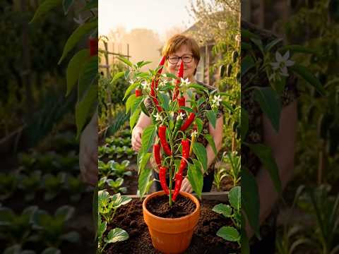 From ONE Seed to Chili Peppers?!  #shorts