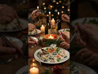 Семейный салат Морской - быстро и вкусно! #рецепт #новыйгод2026 #shorts