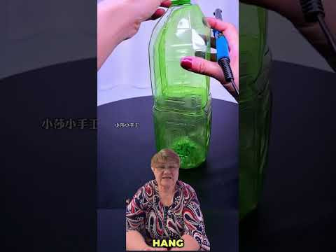 How to Make a Hanging Planter from a Plastic Bottle! #lifehacks #diy