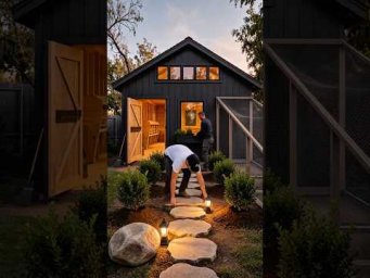 I Built a 5-Star Hotel for My Chickens!  #shorts #diy #lifehacks