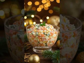 Салат Рыжик: Праздничная закуска с курицей и манго 