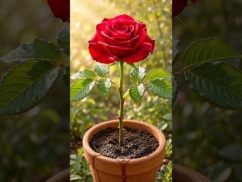 You Won&rsquo;t Believe How Fast This Rose Bloomed  #asmr #flowers