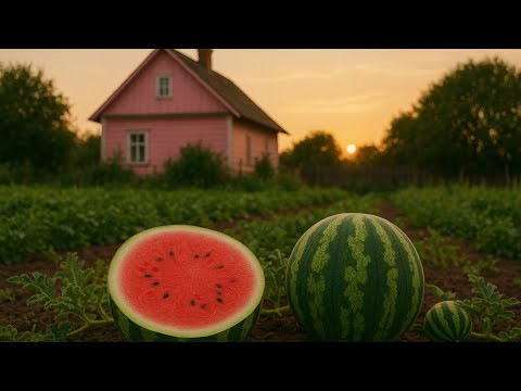 Сад мечты: Арбузы растут, розы цветут, клубника зреет! Сад мечты: Арбузы растут, розы цветут, клубника зреет!
