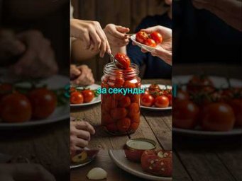 Томаты с чесноком, которые улетают быстрее шашлыка! #рецепт #рецепты #shorts