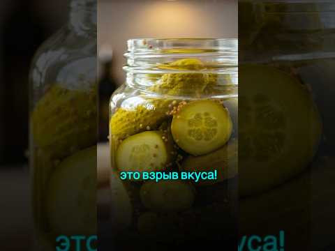 Секрет вкуснейших огурчиков в горчице #рецепт #shorts