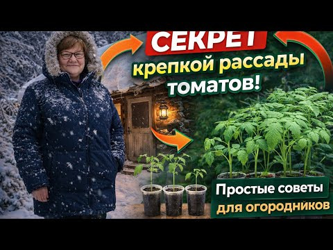 Секрет крепкой рассады томатов! Простые советы для огородников Секрет крепкой рассады томатов! Простые советы для огородников