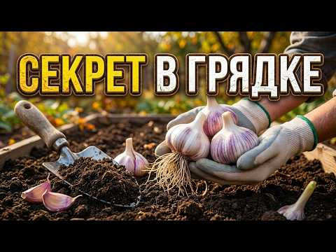 ЧЕСНОК ВЫРАСТЕТ С КУЛАК! Главные секреты подготовки грядки под зиму.