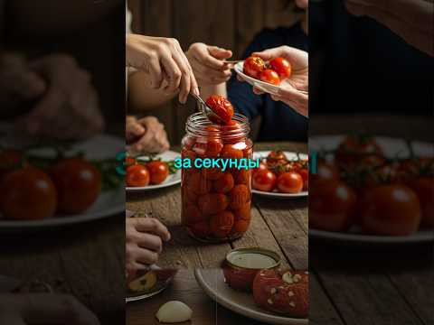 Томаты с чесноком, которые улетают быстрее шашлыка! #рецепт #рецепты #shorts Томаты с чесноком, которые улетают быстрее шашлыка! #рецепт #рецепты #shorts