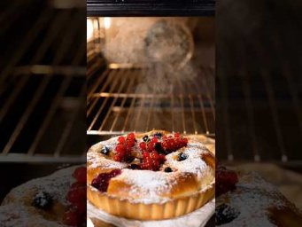 Tender Berry Cake in 30 Minutes! #recipe #shorts