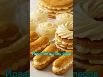 #рецепт Самый нежный крем для торта и эклеров!