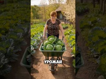 Бабушкин секрет, капуста будет чистой и огромной . #дача #огород #капуста #вредители #белокрылка